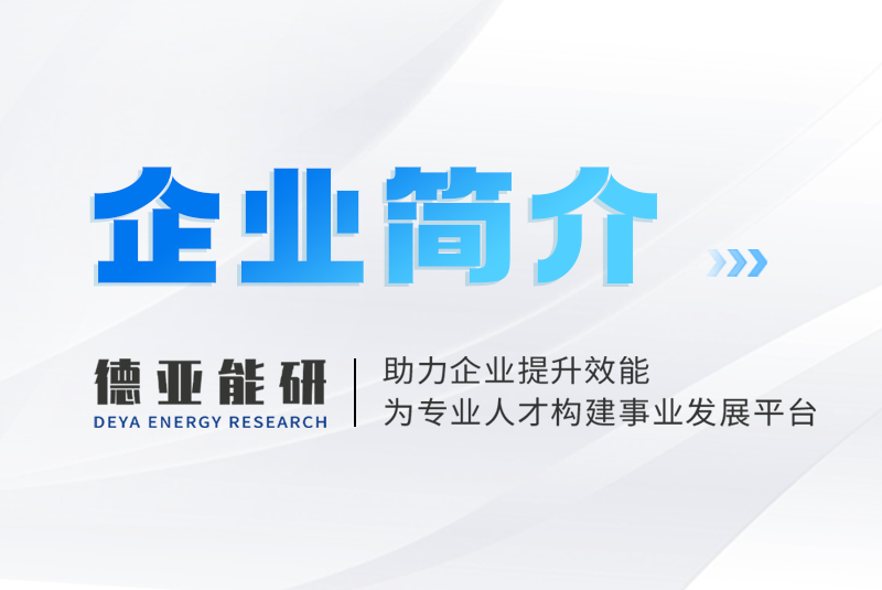 公司介绍|一文带你了解德亚能研